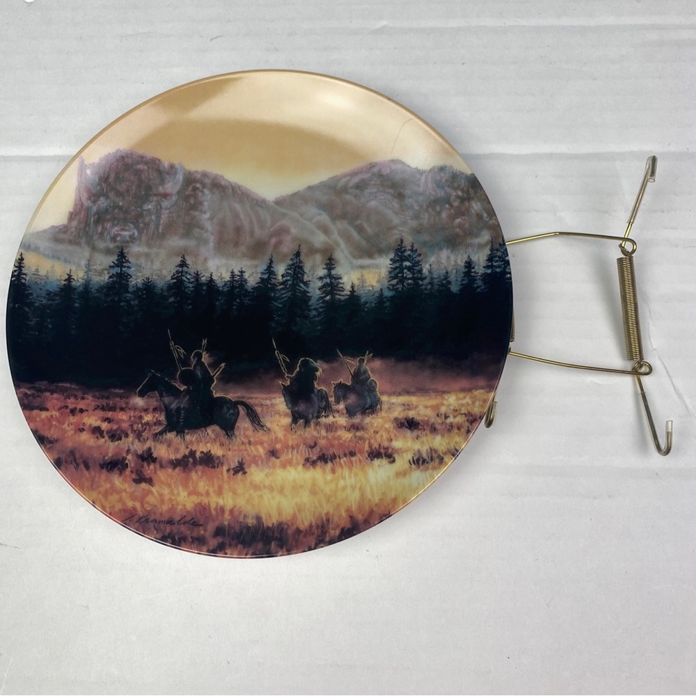 W.S. George The Faces Of Nature Plate Within Sunrise 1993 Julie Kramer Cole